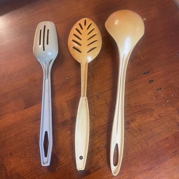 Vintage Nylon Serving Utensils Slotted Spoons King Craft Ensar Corp. Lot Bundle - Picture 3 of 14